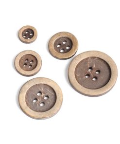 4 delikli Hindistan cevizi düğmesi (14L - 48L)